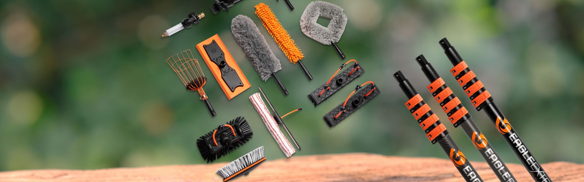 Telescopic pole bundles