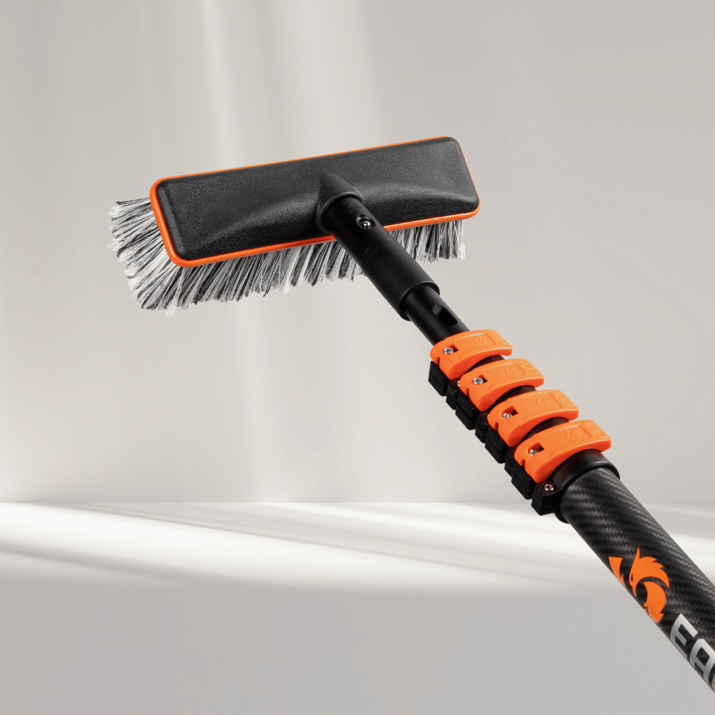 Telescopic Pole Carbon Fiber 3K Supreme + Brushes Bundle