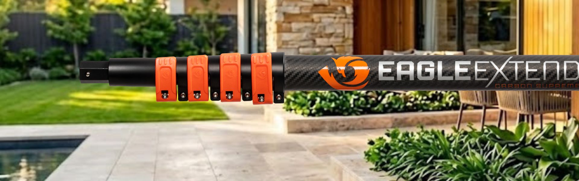 Telescopic poles 3K Full Carbon