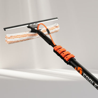 Telescopic Pole Carbon Fiber Supreme + Glass and Solarpanels Streak-Free Bundle