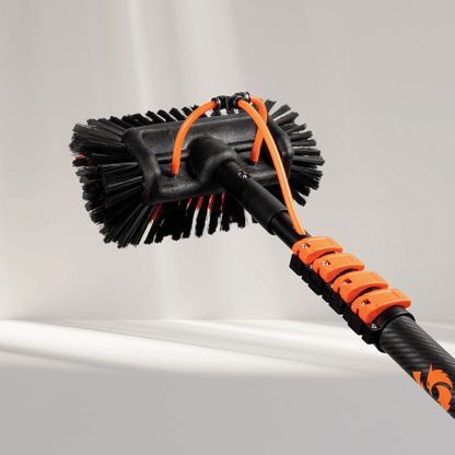 Telescopic Pole Carbon Fiber 3K Supreme + Brushes Bundle