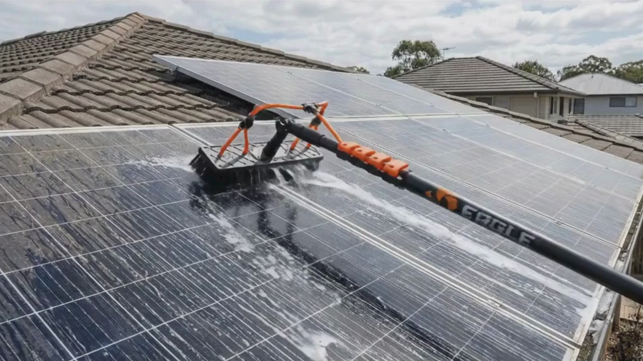 Telescopic pole 3K Full Carbon Supreme incl. HexaLock Washing brush