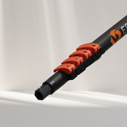 End adapter telescopic pole end segment 22mm - HexaLock