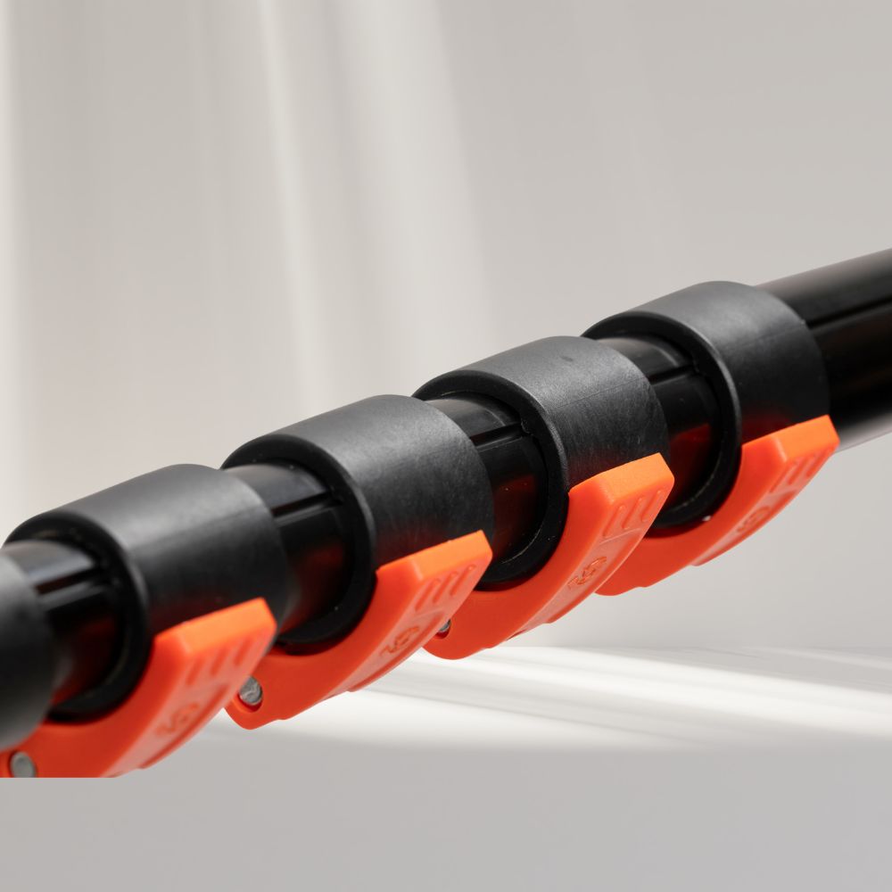 Telescopic Pole Carbon Fiber 3K Supreme + Glass and Woodwork Bundle