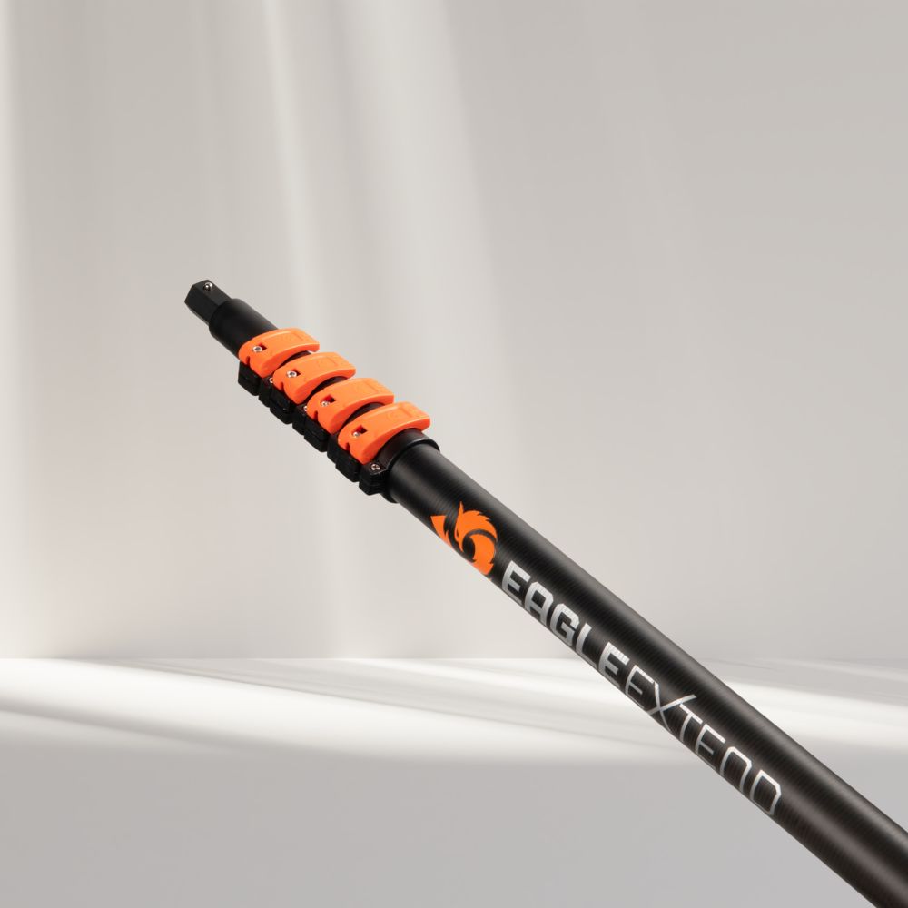 Telescopic pole Aluminium Supreme incl. HexaLock Washing brush